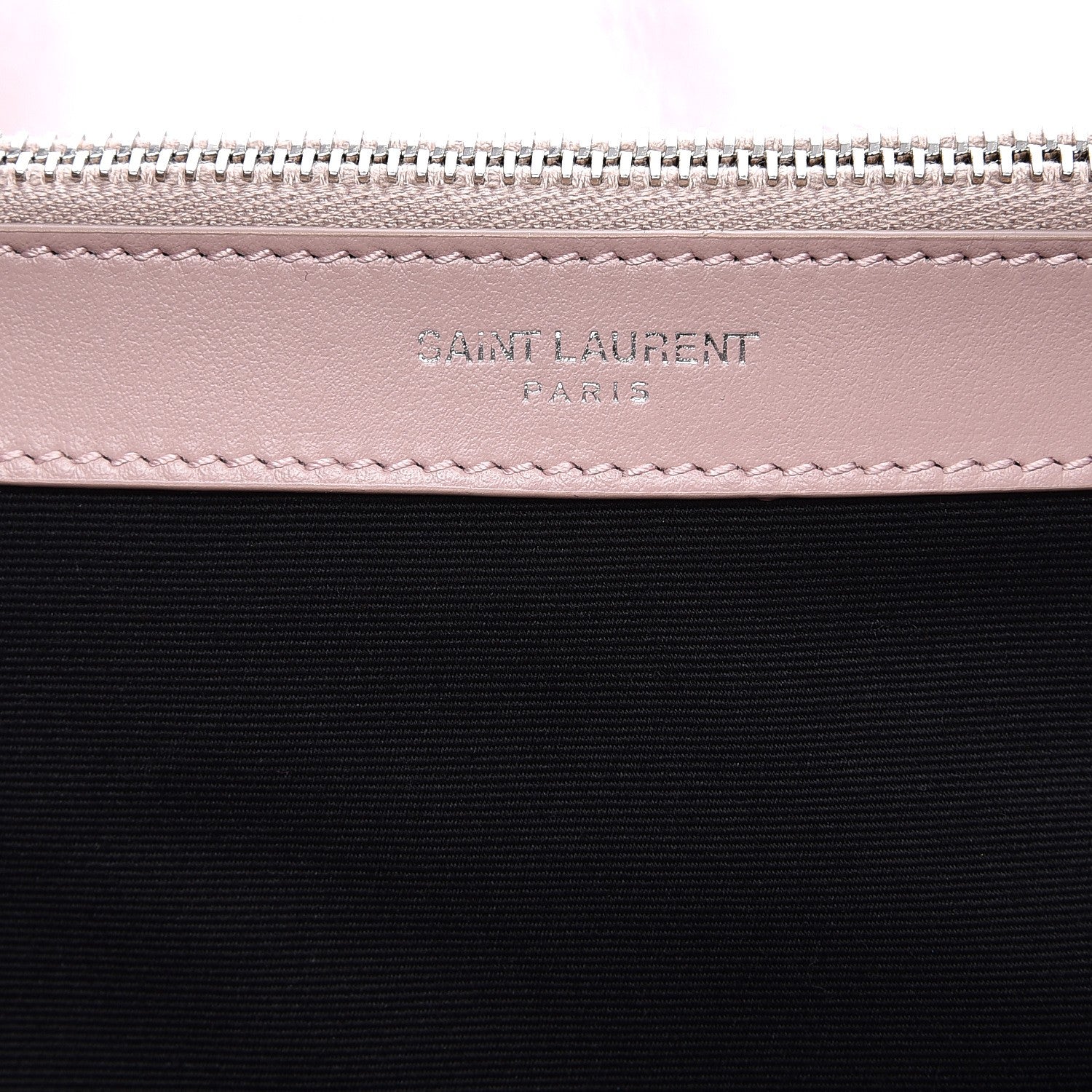 Saint Laurent Calfskin Y Quilted Monogram Large Loulou Chain Satchel Pale Blush 6 of 9