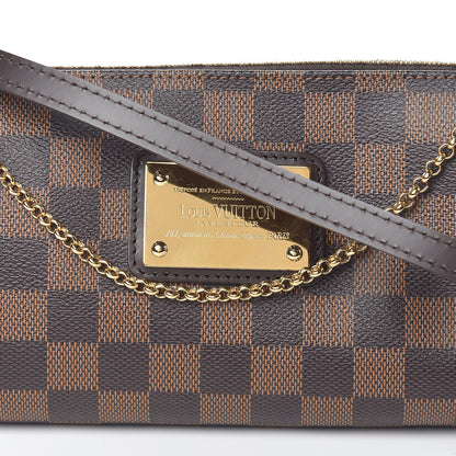 Louis Vuitton Damier Ebene Eva Clutch 7 of 9