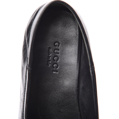 Gucci Lambskin Womens Brixton Horsebit Loafers 36 Black 7 of 14