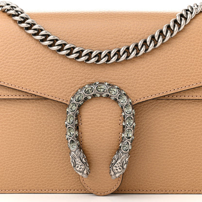 Gucci Dollar Calfskin Crystal Small Dionysus Shoulder Bag Natural Tan Black Diamond 8 of 10