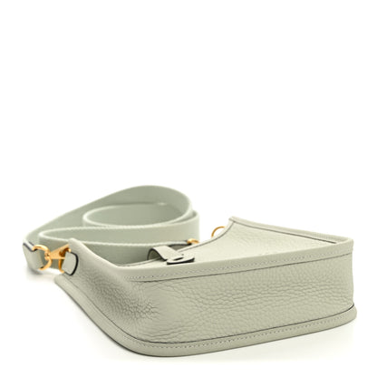 Hermes Taurillon Clemence Amazone Evelyne TPM Gris Neve 4 of 10