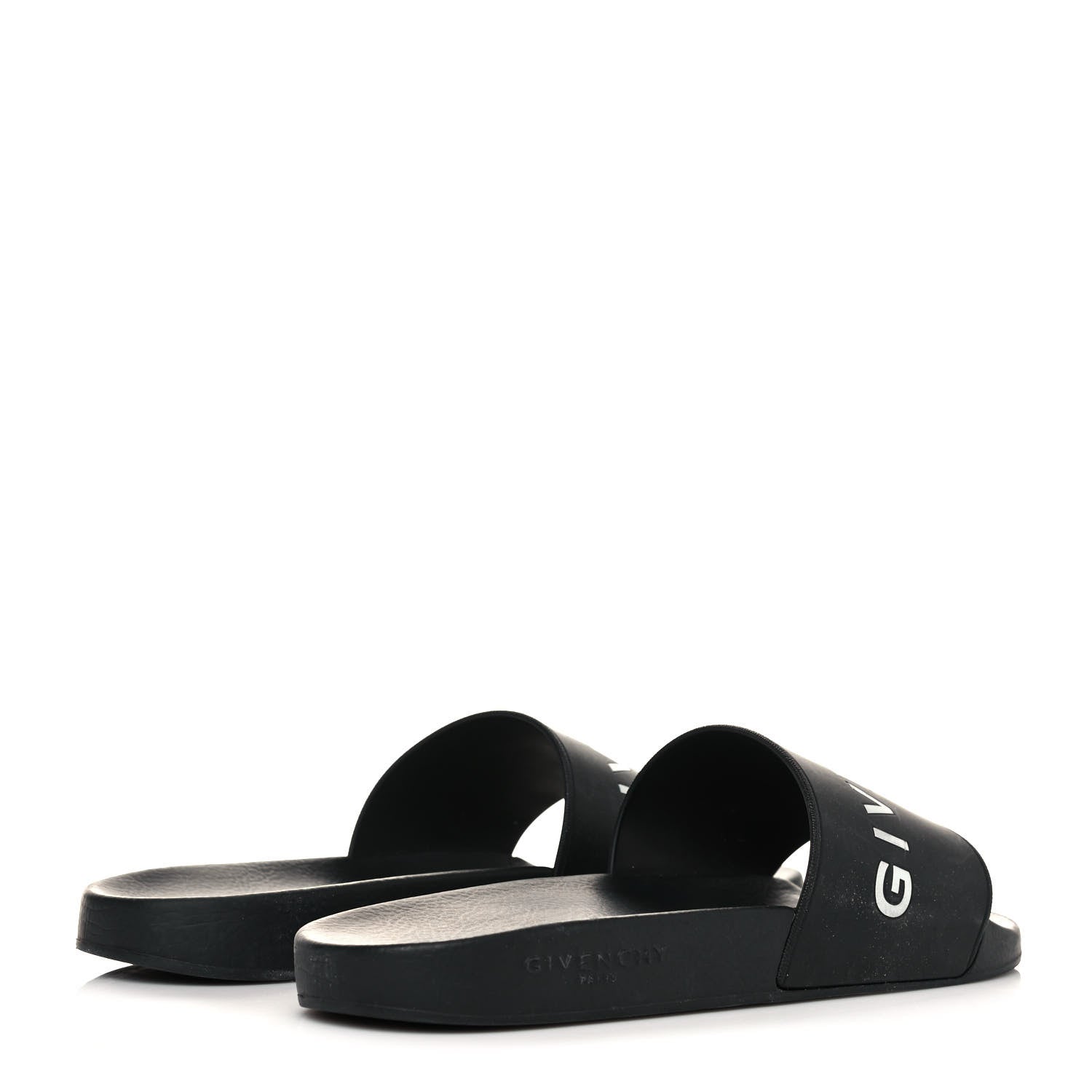 Givenchy Rubber Logo Mens Pool Slide Sandals 44 Black 4 of 9