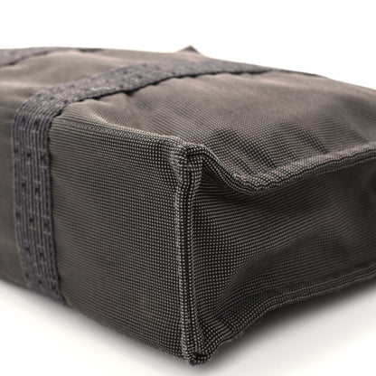 Hermes Toile Fourre Tout MM Grey Black 9 of 9