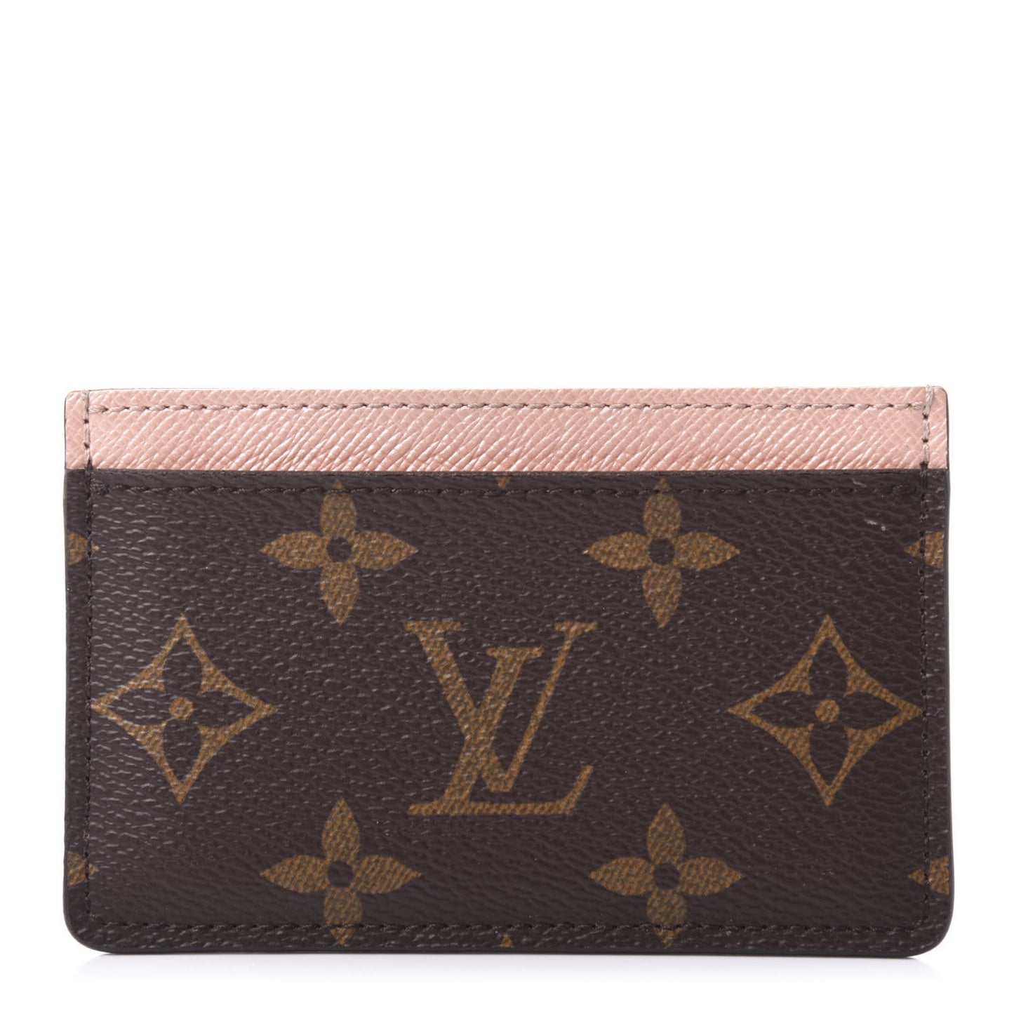 Monogram Card Holder Rose Nacre