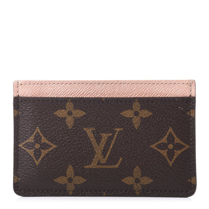Louis Vuitton Monogram Card Holder Rose Nacre 1 of 9