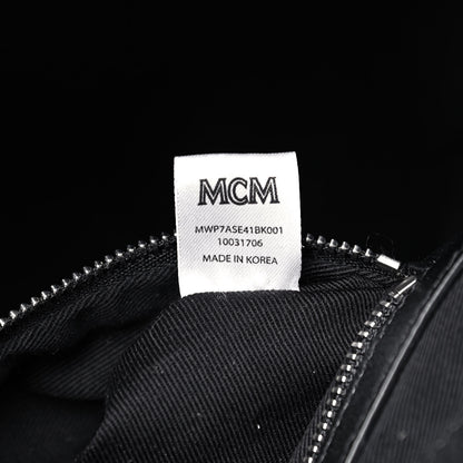 MCM Calfskin Ottomar Monogram Tote Black 9 of 9