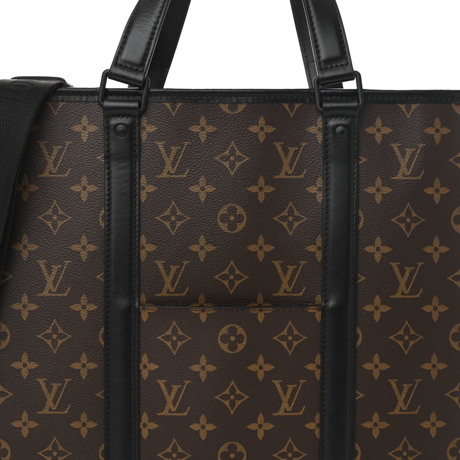 Louis Vuitton Monogram Macassar Weekend Tote GM 12 of 17