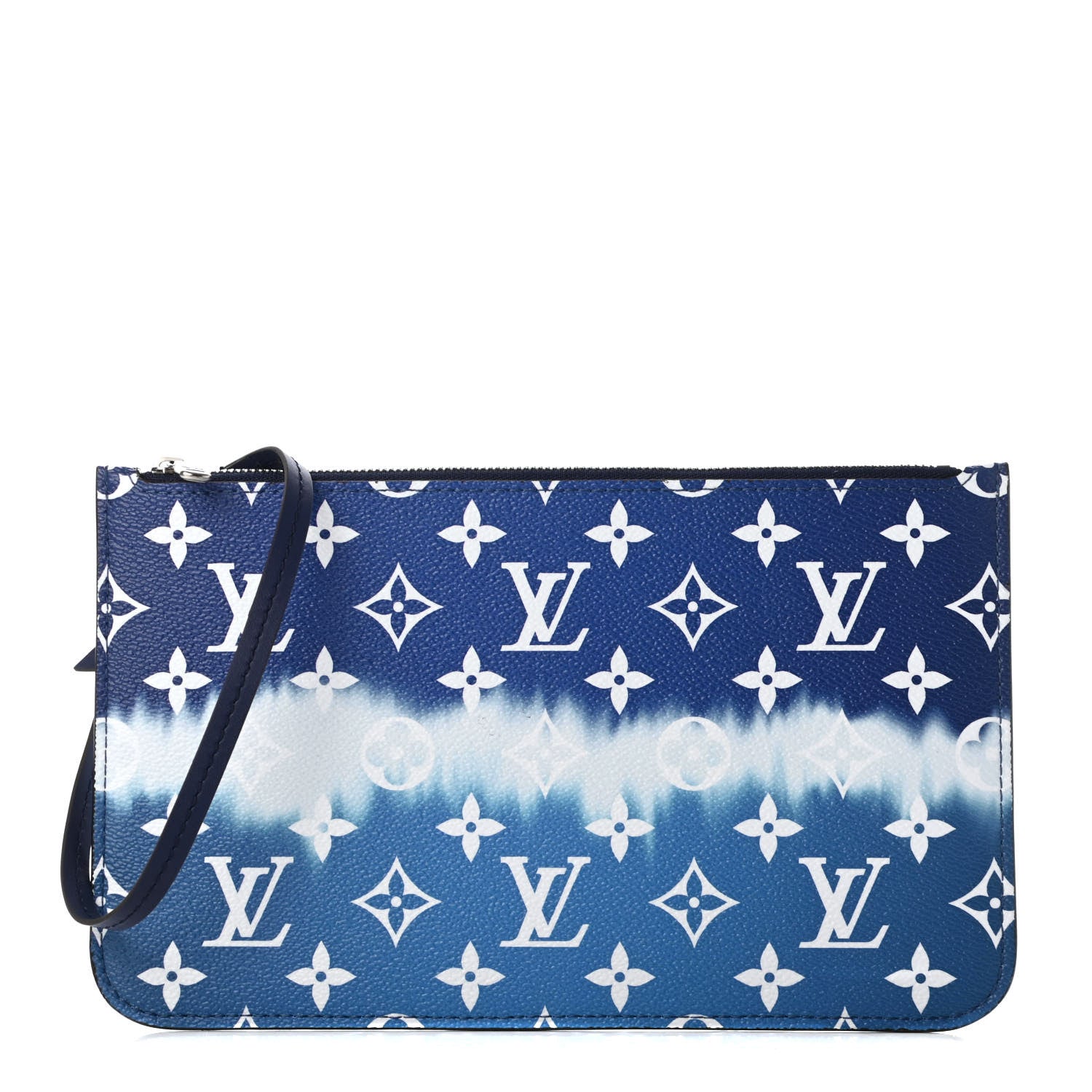 Louis Vuitton Monogram Escale Neverfull MM GM Pochette Blue 1 of 8