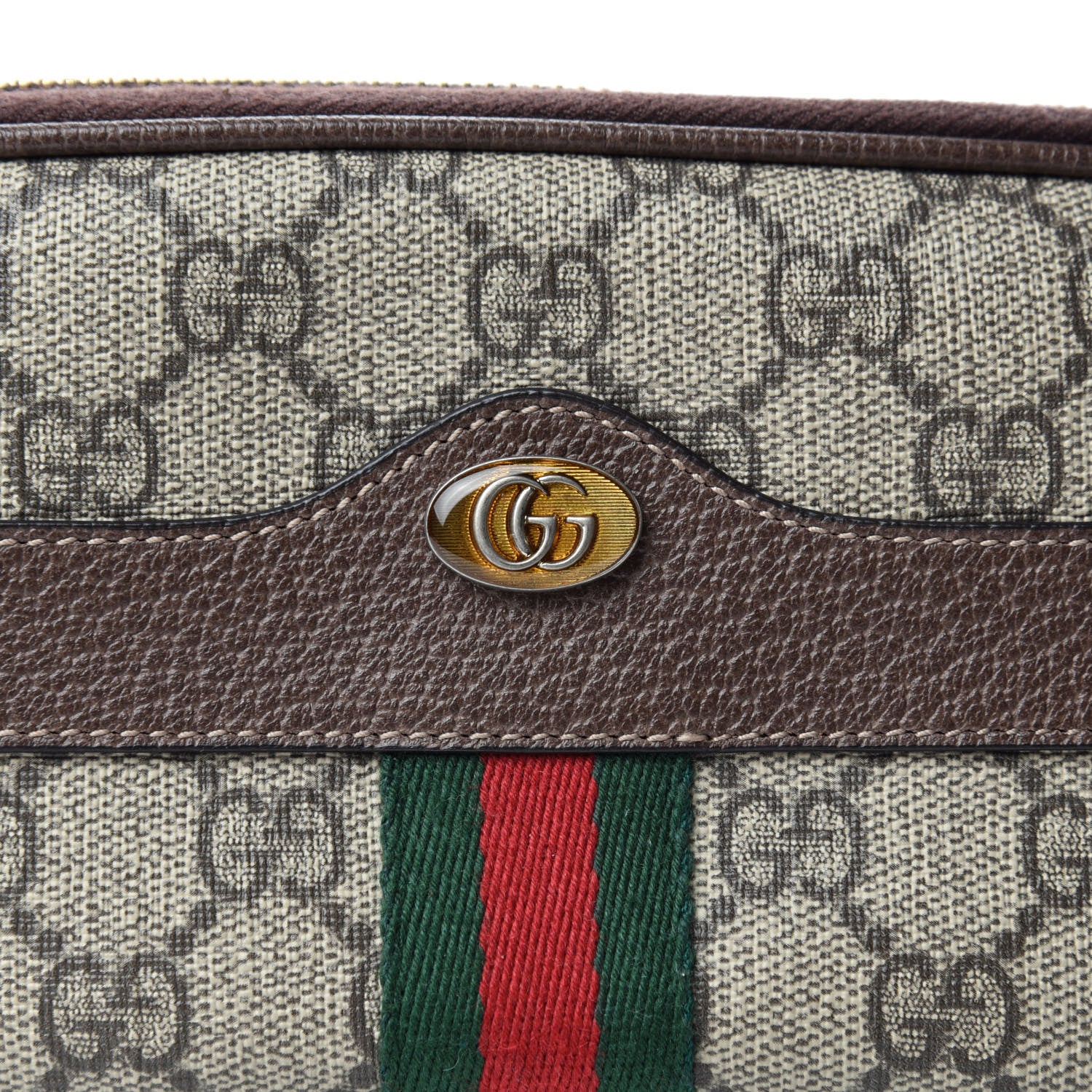Gucci GG Supreme Monogram Ophidia Belted iPhone Case 75 30 Dark Brown 11 of 11