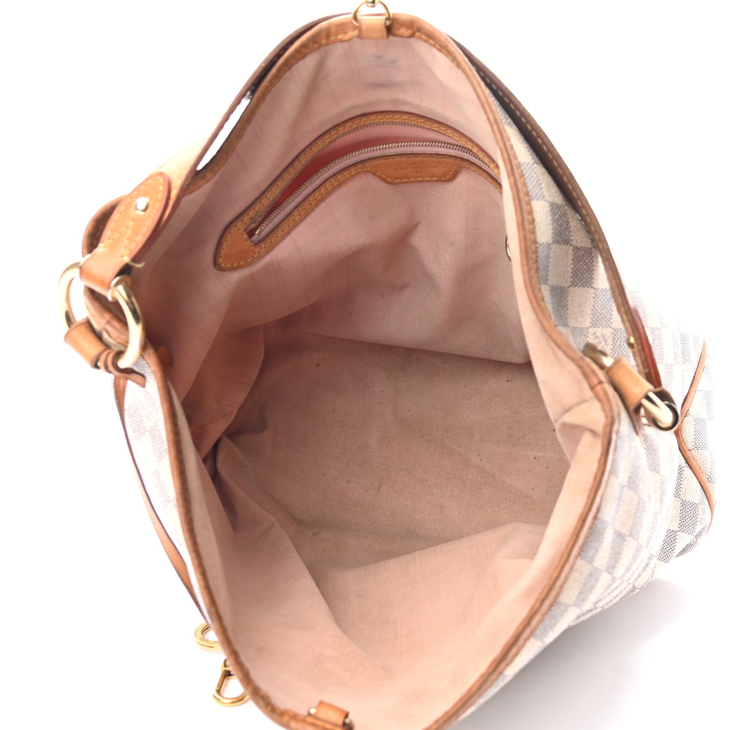 Louis Vuitton Damier Azur Delightful PM Rose Ballerine 5 of 17