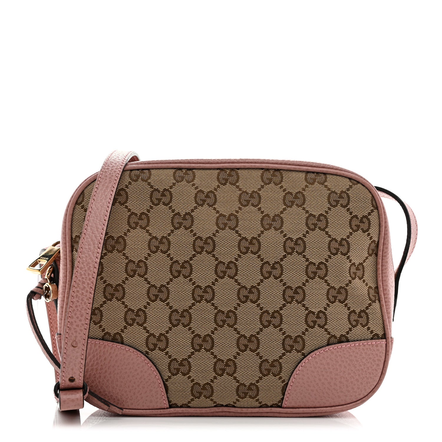 Gucci Monogram Mini Bree Messenger Bag Beige Soft Pink 1 of 11