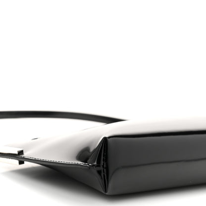 Saint Laurent Patent Calfskin Small Suzanne Rigid Shoulder Bag Black 9 of 10