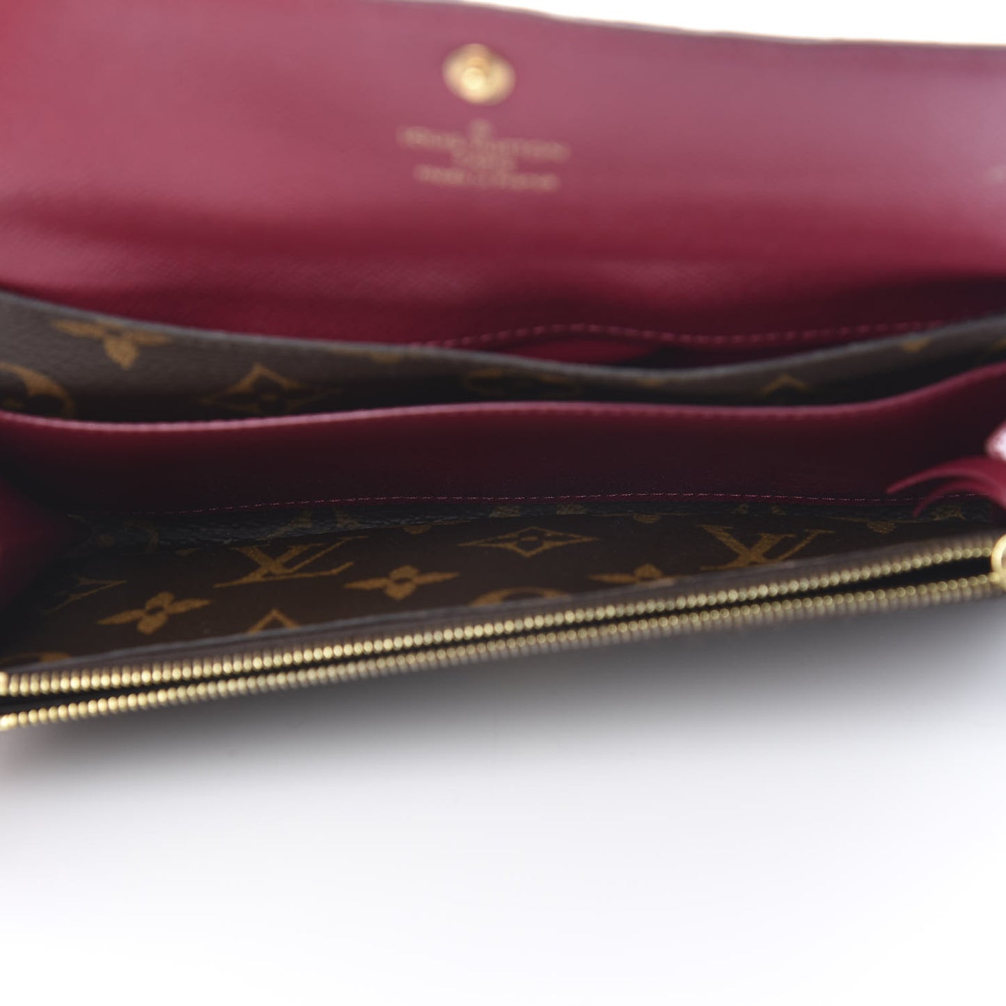 Monogram Emilie Wallet Fuchsia