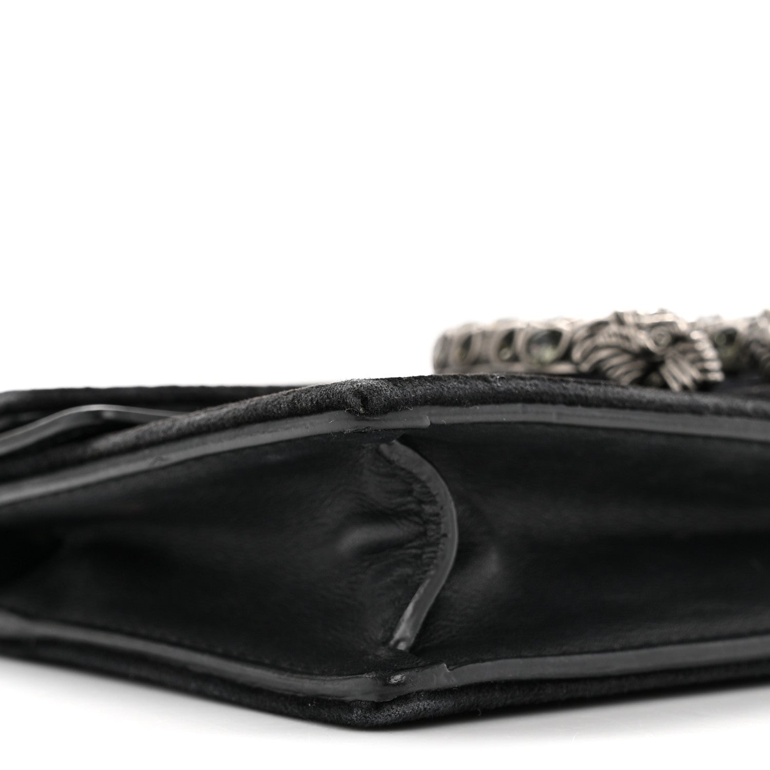 Gucci Velvet Super Mini Dionysus Shoulder Bag Black 8 of 11