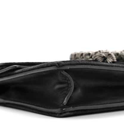 Gucci Velvet Super Mini Dionysus Shoulder Bag Black 8 of 11