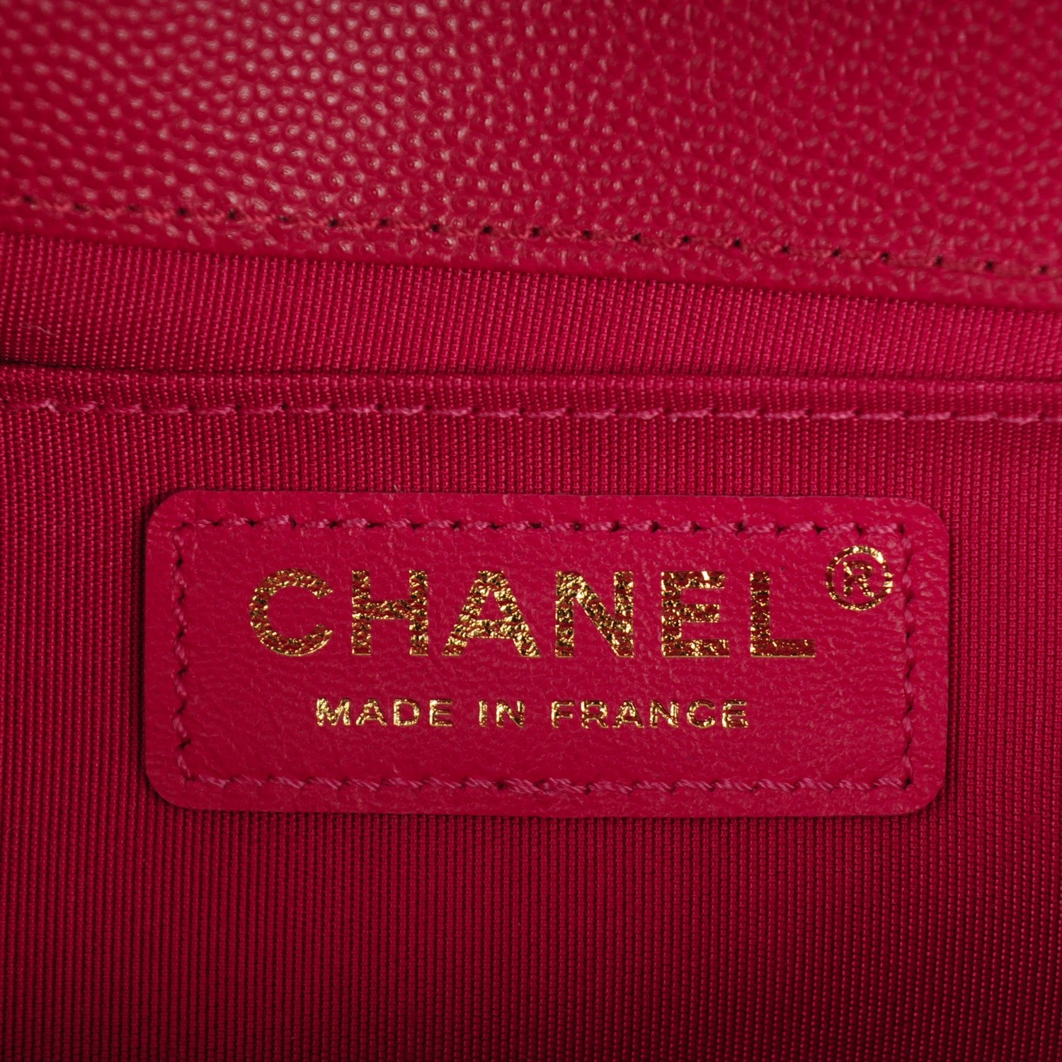 Chanel Caviar Quilted Medium Boy Flap Fuchsia 6 of 7