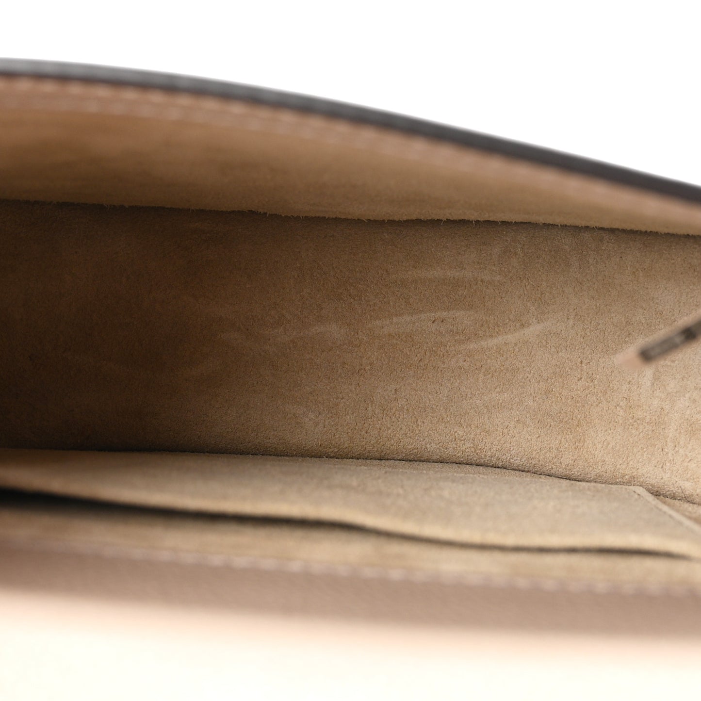 Patent Suede Small Nile Bracelet Bag Off White