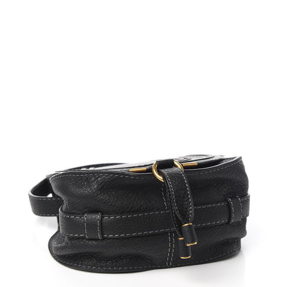 Chloe Calfskin Mini Marcie Round Crossbody Bag Black 3 of 9