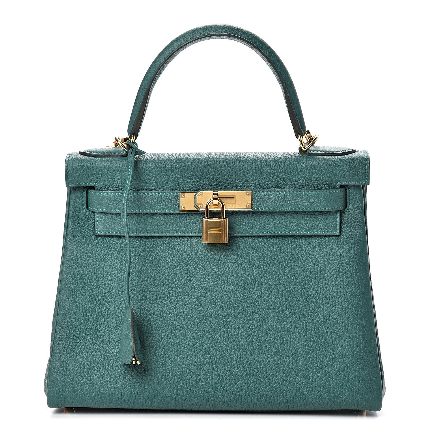 Hermes Togo Kelly Retourne 28 Malachite 1 of 10
