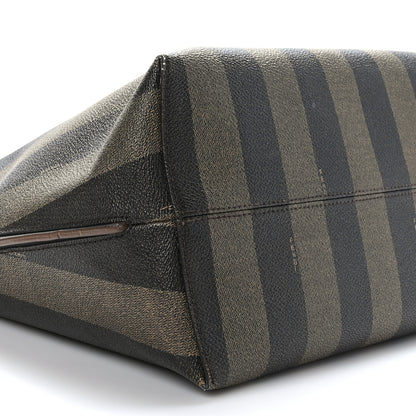 Fendi Pequin Spalmati Vitello Flamingo Hobo Bag Tobacco 8 of 9