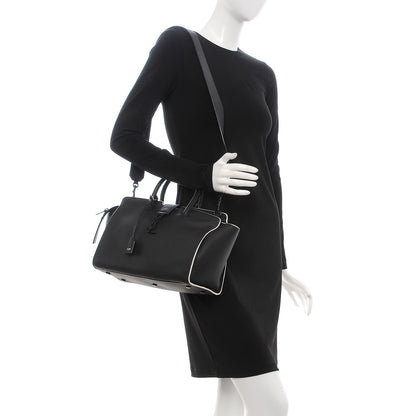 Saint Laurent Calfskin Small Monogram Downtown Cabas Black 2 of 7