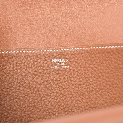 Hermes Taurillon Clemence Halzan 31 Gold 9 of 10