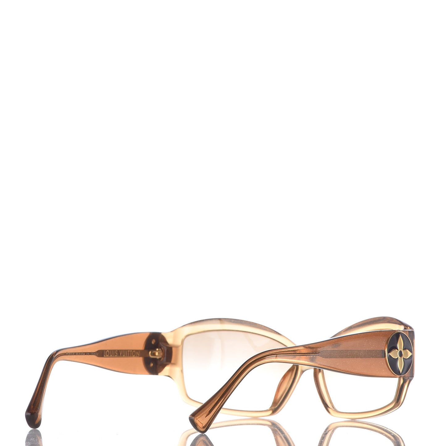 Ursula Strass PM Glitter Sunglasses Dark Honey
