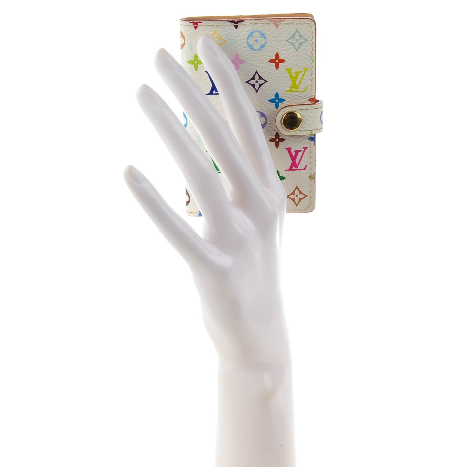 Louis Vuitton Monogram Multicolor Carnet de Bal Mini Agenda Cover White 2 of 7