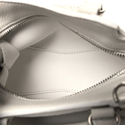 Balenciaga Grained Calfskin Neo Classic Silver Hardware Nano City Crossbody White 5 of 11