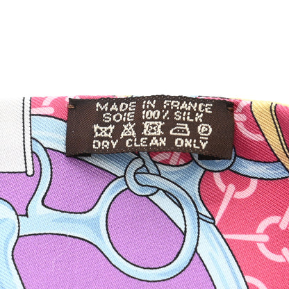 Hermes Silk La Promenade Du Matin Twilly Prune Rose Mauve 4 of 4