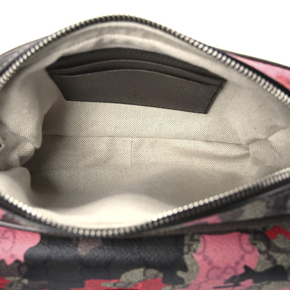 Gucci GG Supreme Monogram Mini Ophidia Crossbody Bag Pink Red 5 of 11