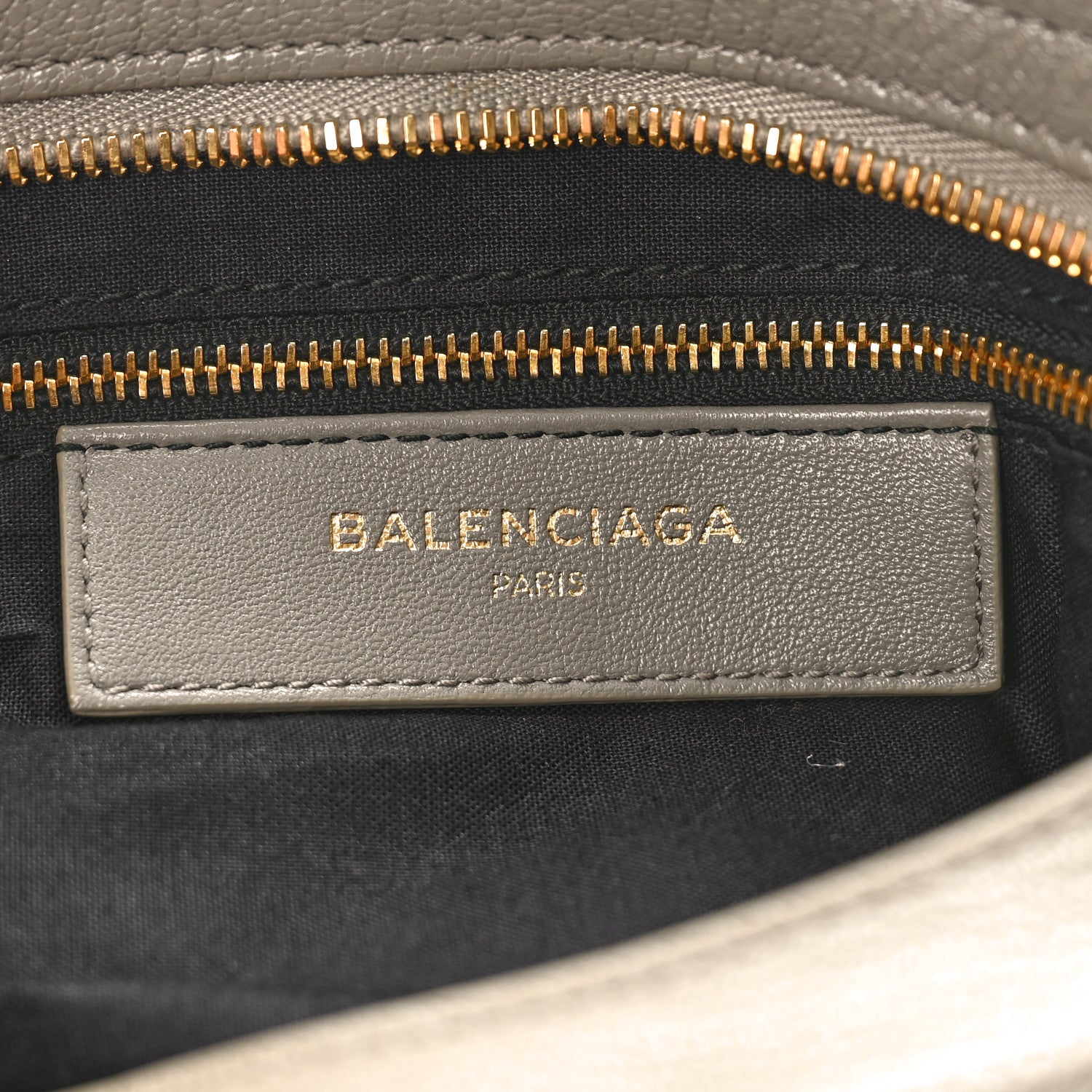 Balenciaga Chevre Gold Metallic Edge Hardware City Gris Taupe 6 of 9