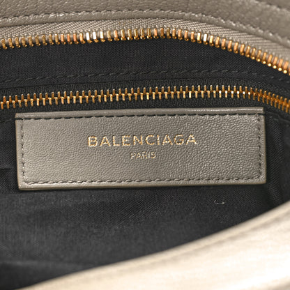 Balenciaga Chevre Gold Metallic Edge Hardware City Gris Taupe 6 of 9