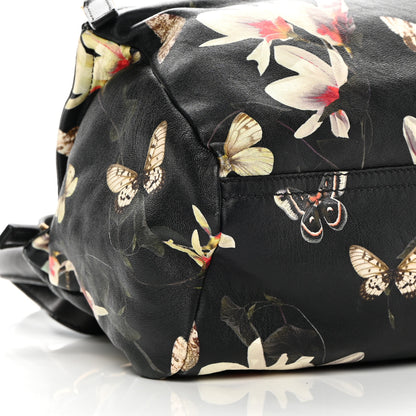Givenchy Lambskin Magnolia and Moth Print Mini Pandora Black 10 of 16