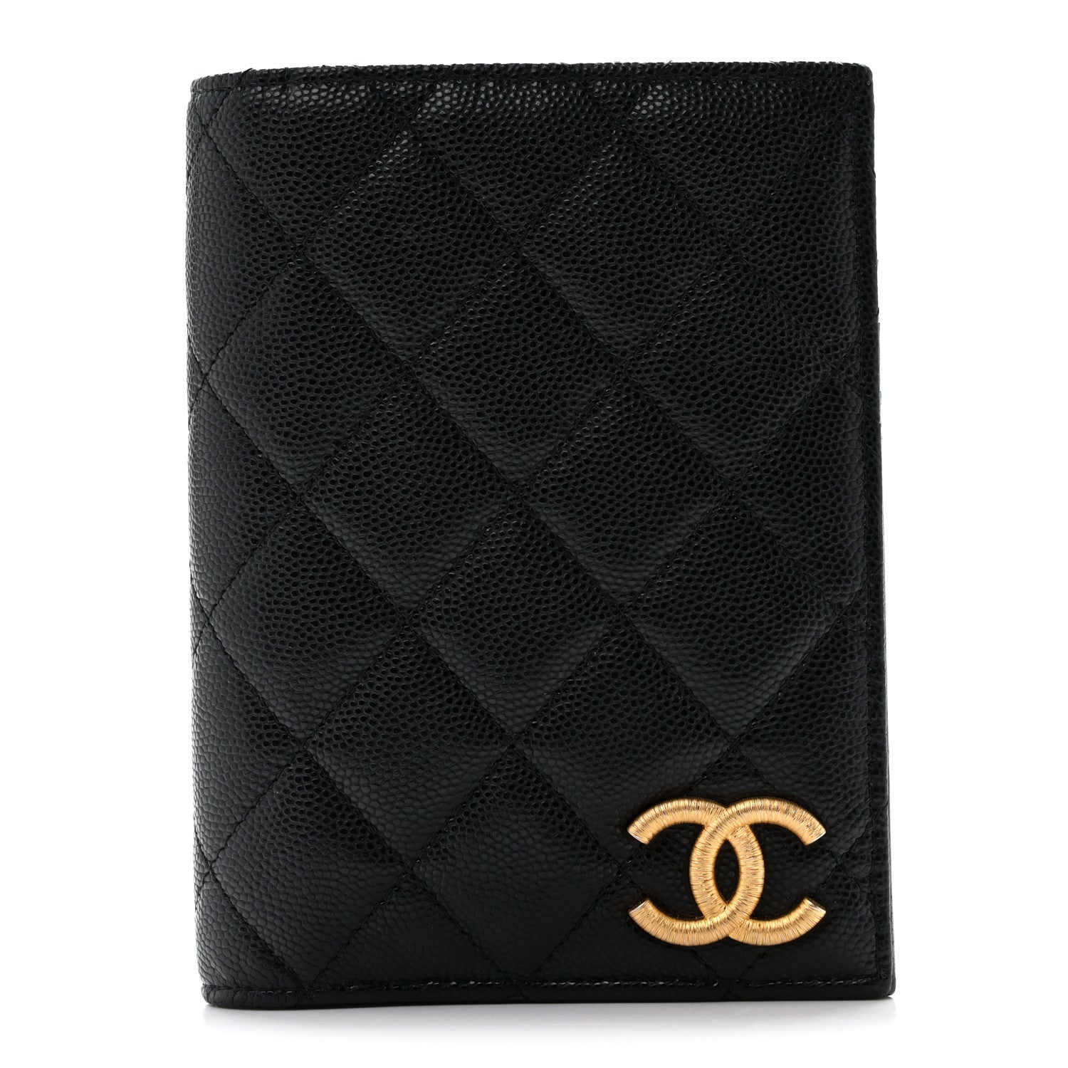 Chanel Caviar Quilted CC Passport Holder Black 1 of 7
