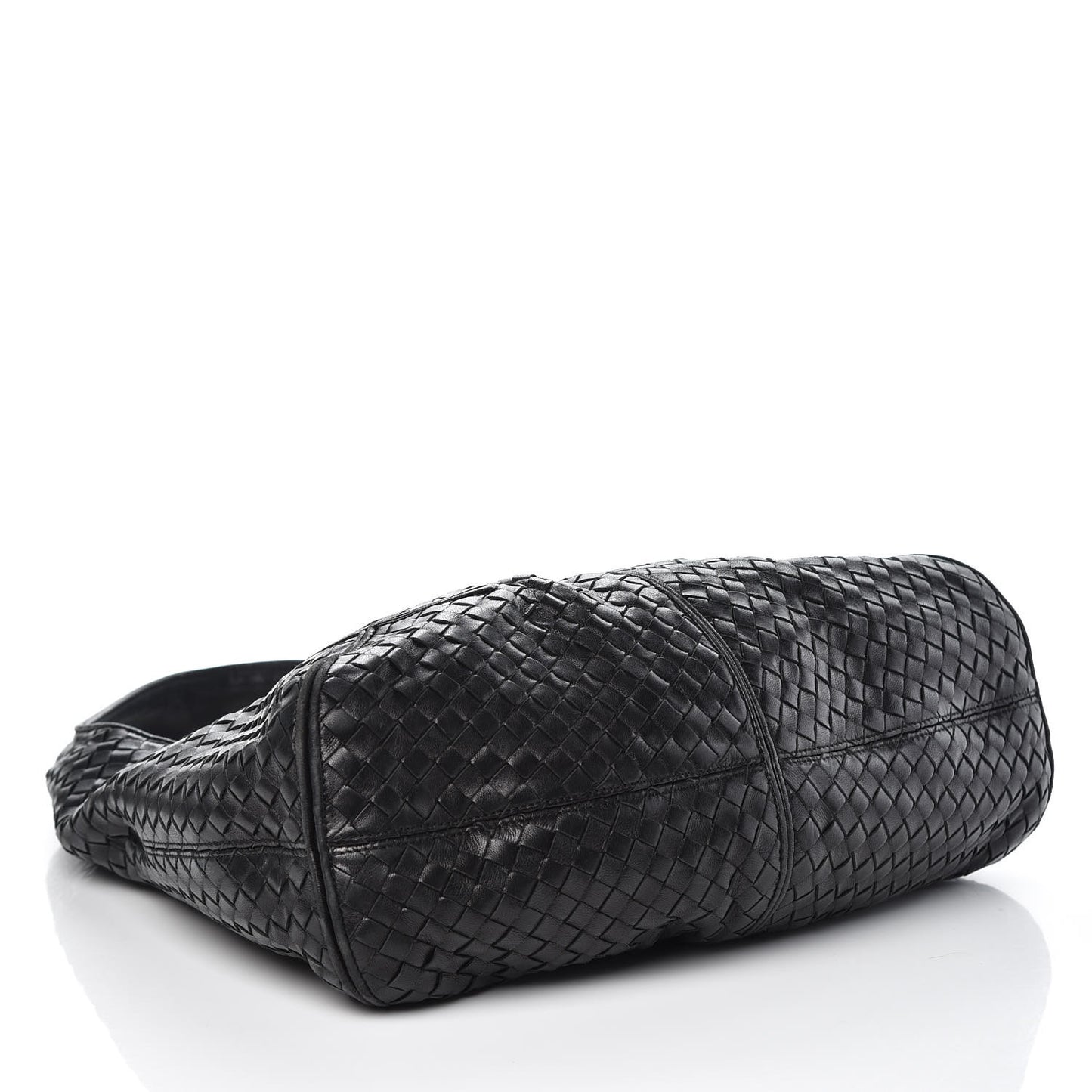 Nappa Intrecciato Ball Hobo Black