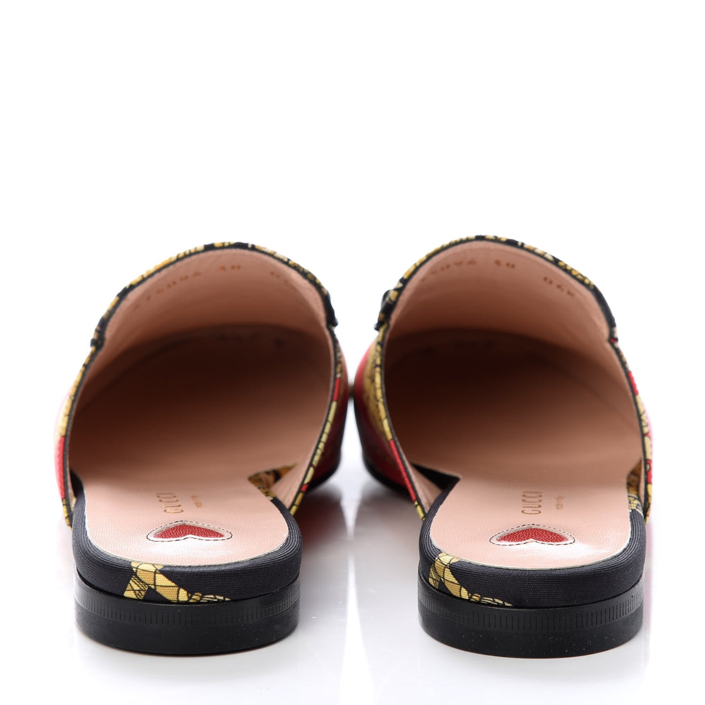 Twill Flora Womens Princetown Slippers 38 Red Black