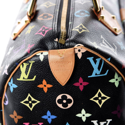 Louis Vuitton Monogram Multicolor Speedy 30 Black 8 of 19