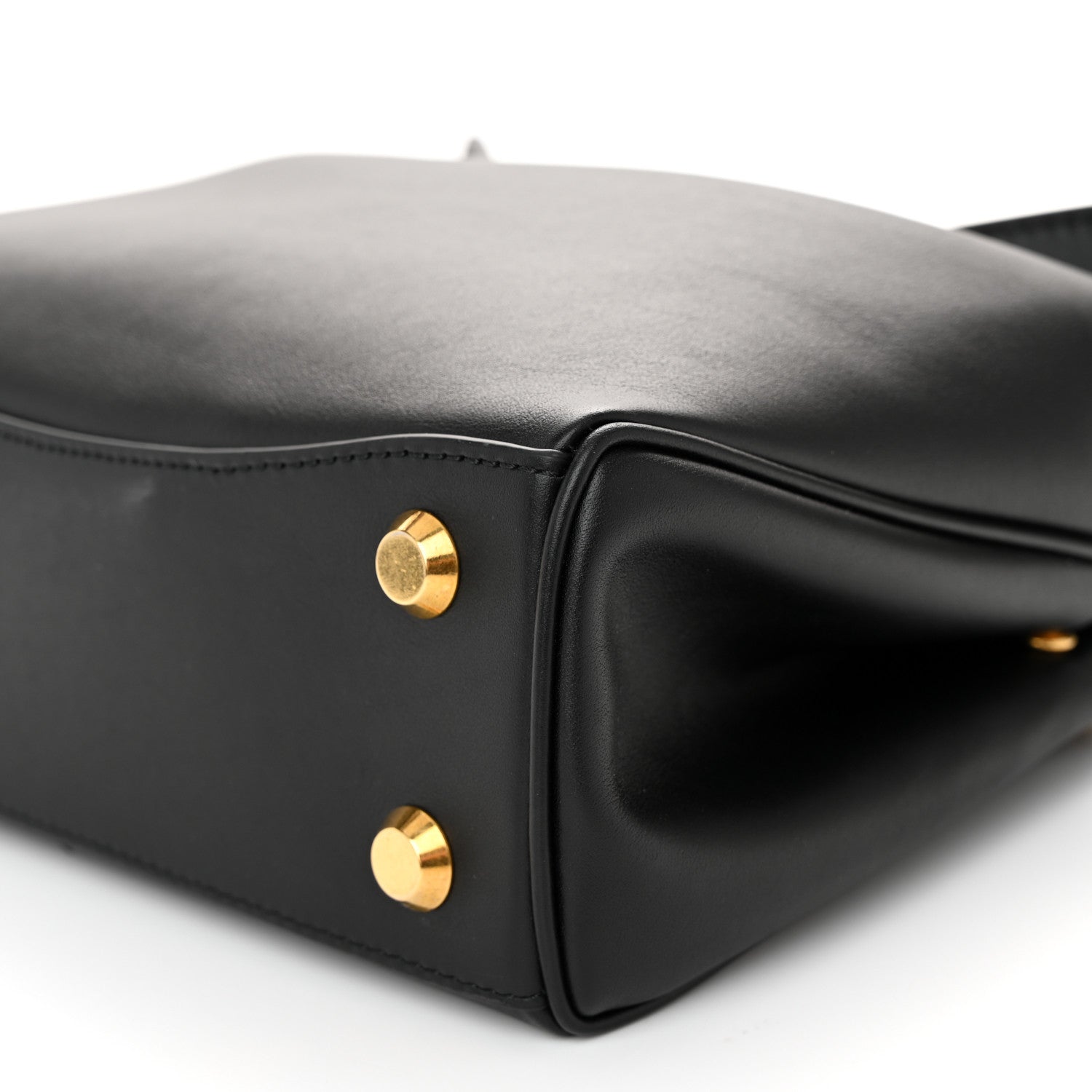 Balenciaga Natural Smooth Calfskin Mini Rodeo Top Handle Handbag Black 9 of 9
