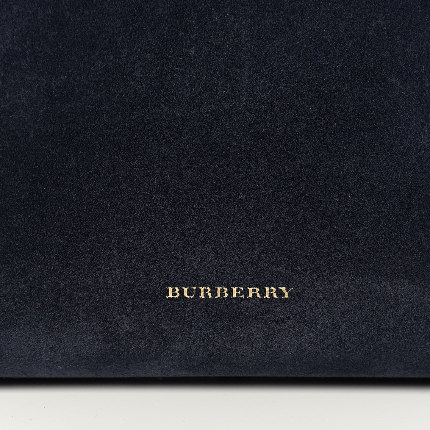 Suede House Check Medium Banner Tote Ink Blue