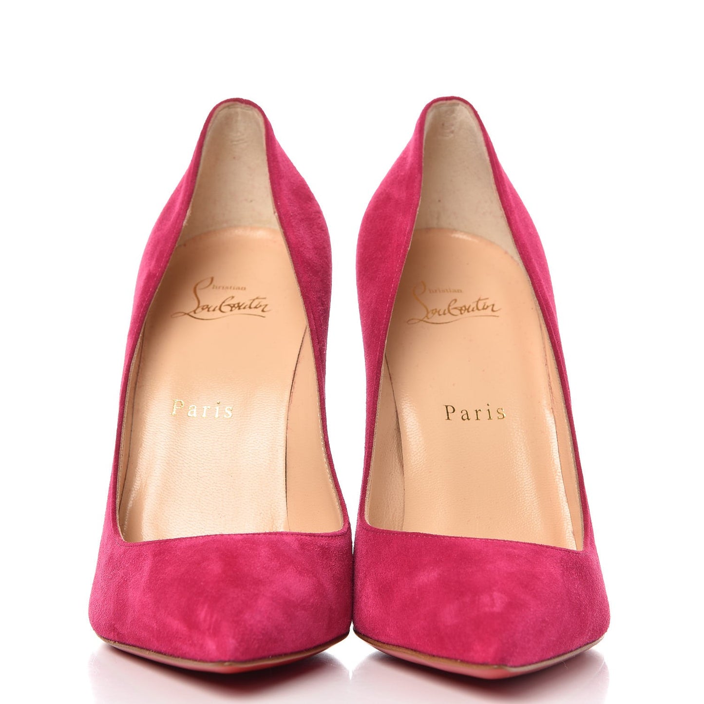 Veau Velours Pigalle Follies 100 Pumps 38.5 Rosa