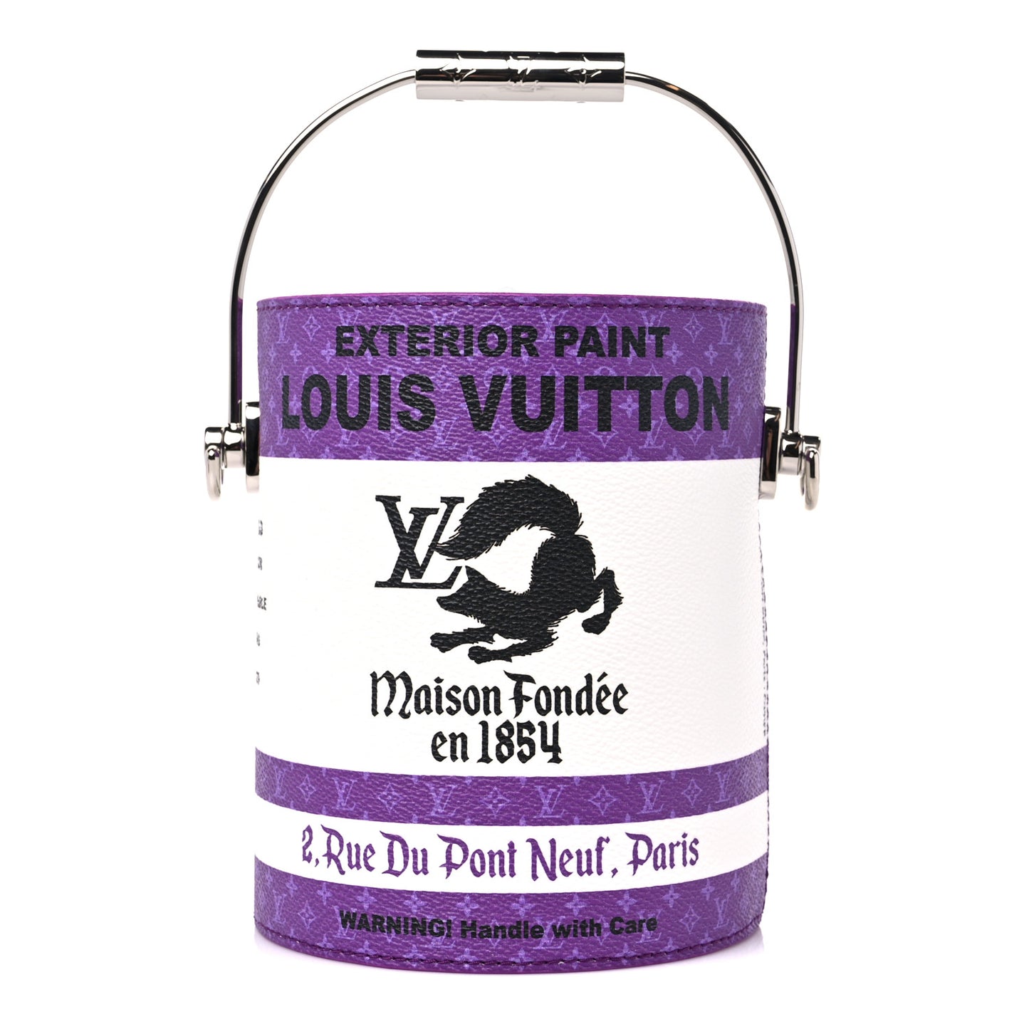 Monogram LV Paint Can Purple