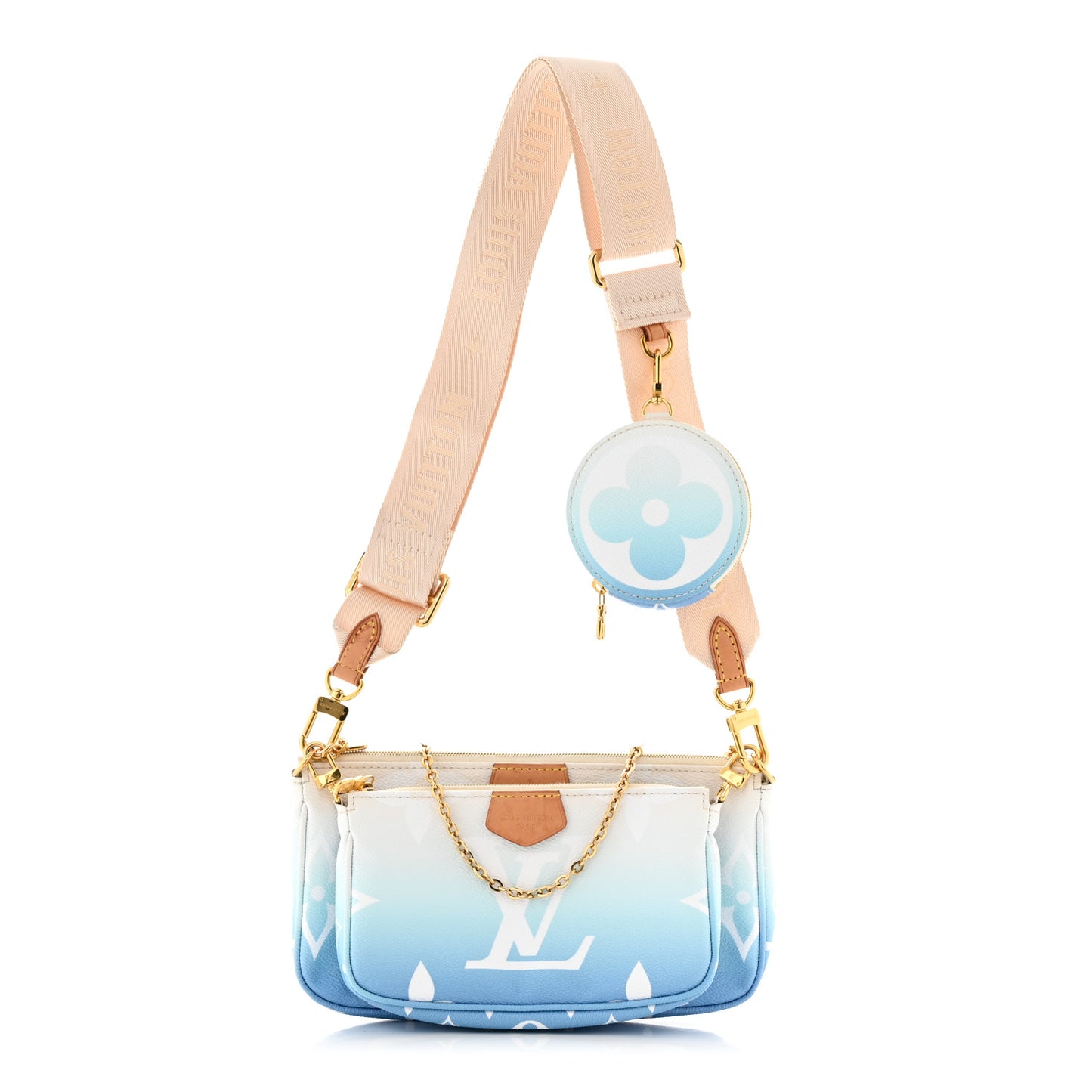 Monogram Giant By The Pool Multi Pochette Accessories Blue