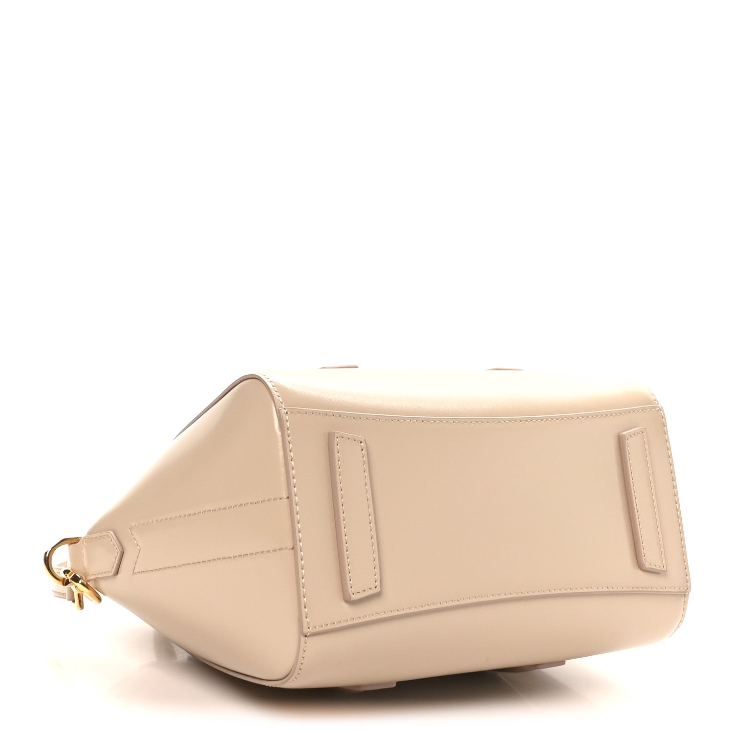 Givenchy Box Calfskin Mini Lock Antigona Shoulder Bag Natural Beige 4 of 9