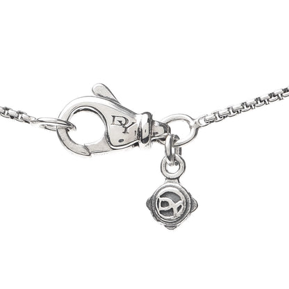 David Yurman Sterling Silver Black Orchid 8mm Petite Chatelaine Pendant Necklace 4 of 5