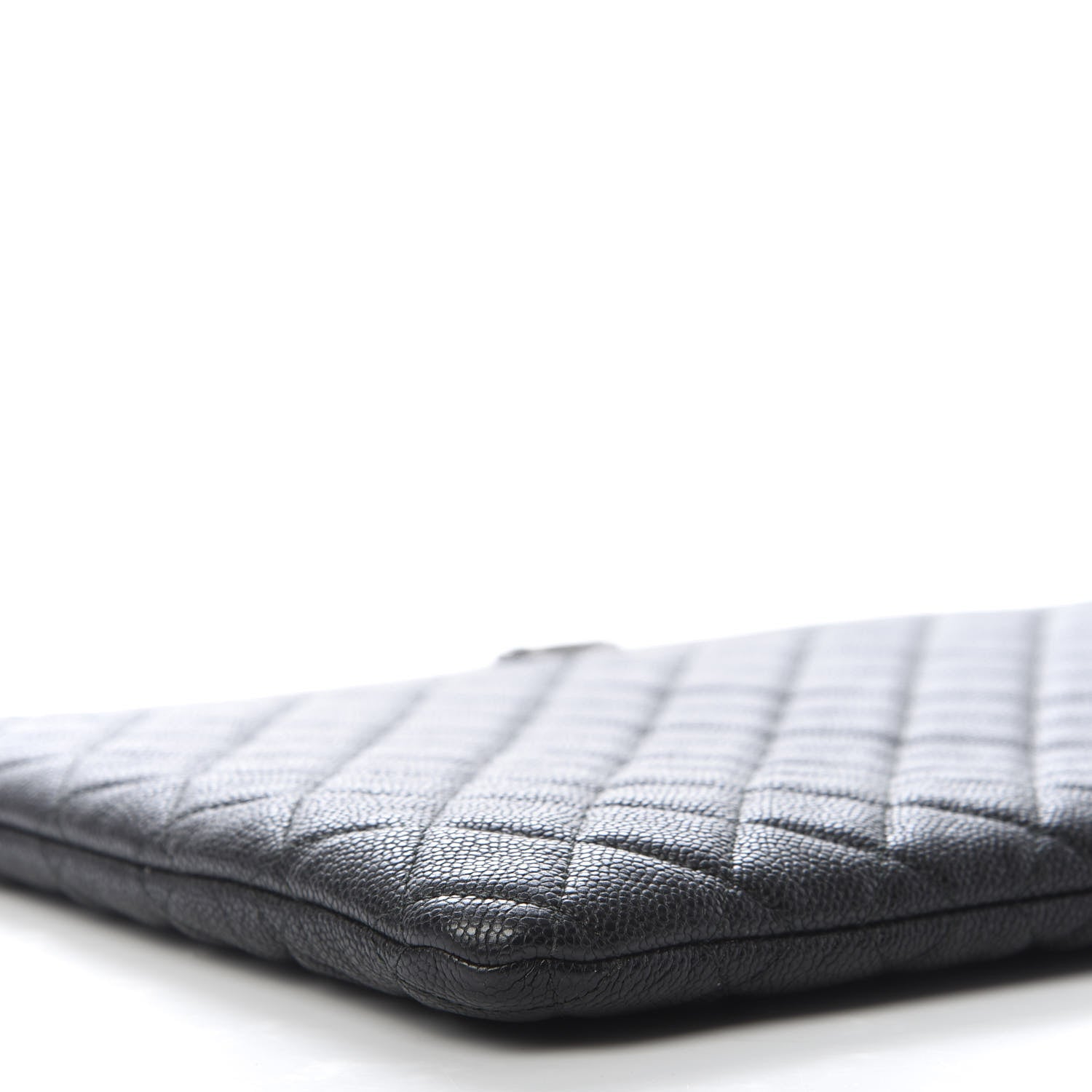 Chanel Caviar Quilted Large Boy Cosmetic Case Black 6 of 9