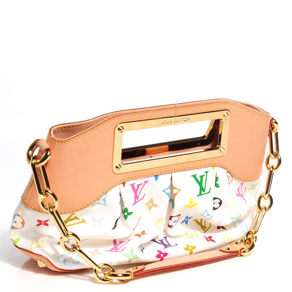 Louis Vuitton Monogram Multicolor Judy PM White 4 of 8