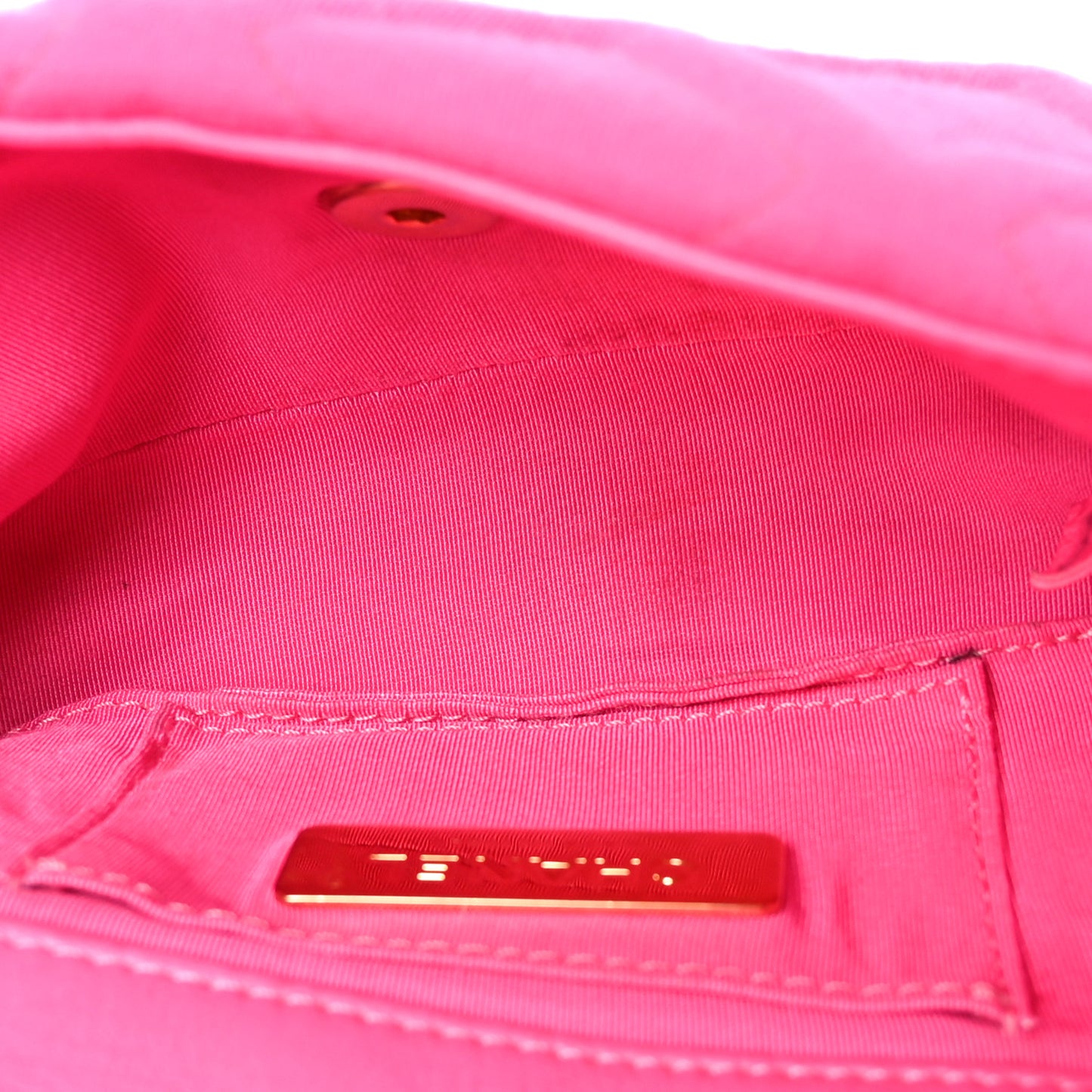 Jersey Quilted Chanel 19 Waist Bag Pink