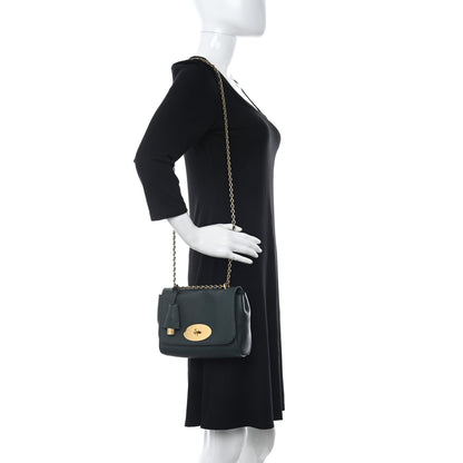 Mulberry Small Classic Grain Calfskin Small Lily Flap Dark Green 2 of 9