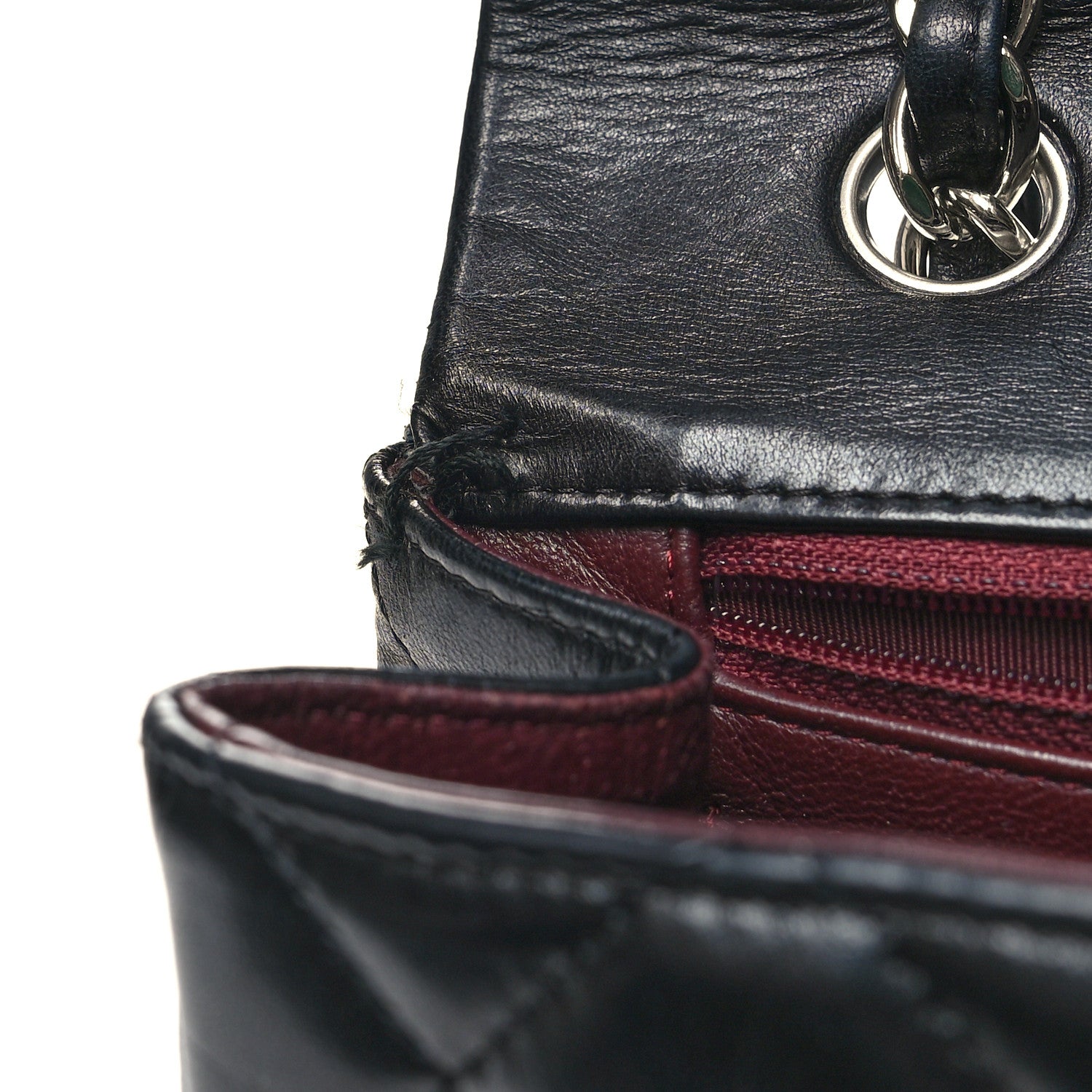 Chanel Lambskin Quilted Maxi Single Flap Black 12 of 12